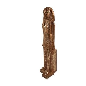 Large 16" Pharaonic Ancient Egyptian Mummy Pharoah Statue Gold Color